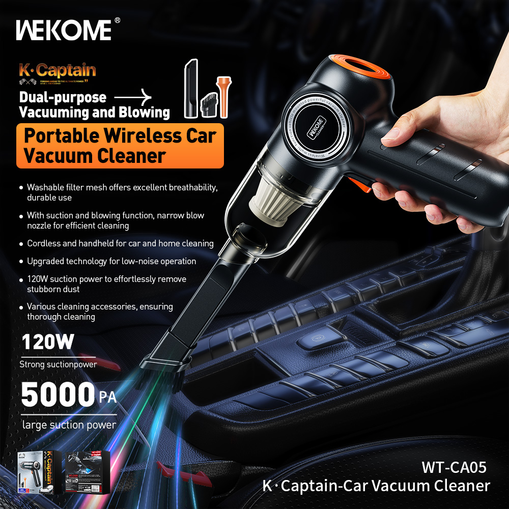 Ultimate Powerful WEKOME WT-CA05 Car Vacuum Cleaner – Fast and Efficient