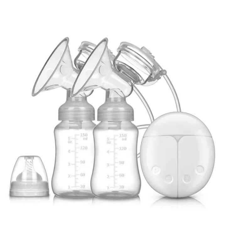 Silicone Electric Breast Pump  Baby Bilateral Breastfeeding