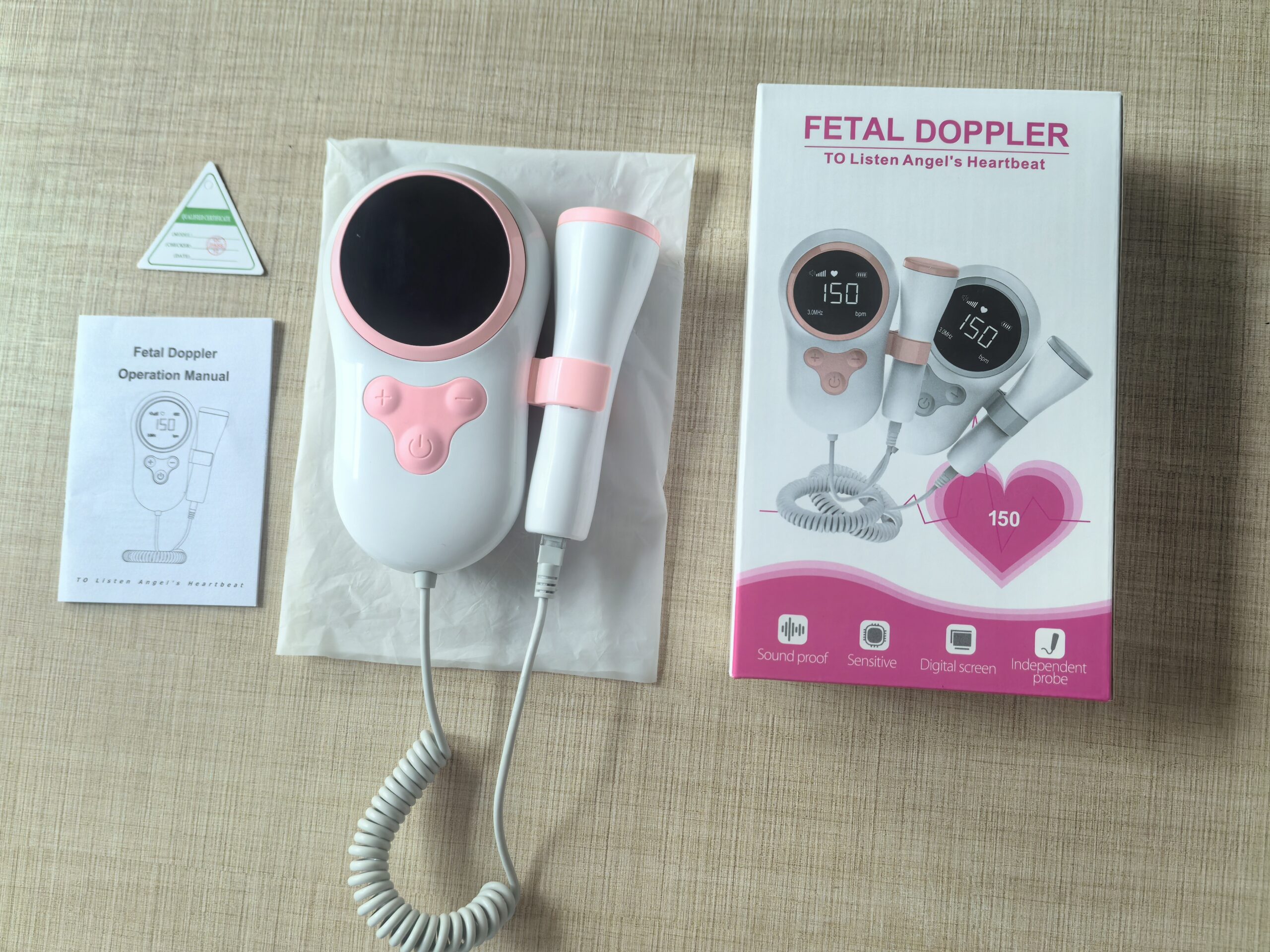 Doppler Pregnancy Fetal Baby Heart Rate Monitor OT505