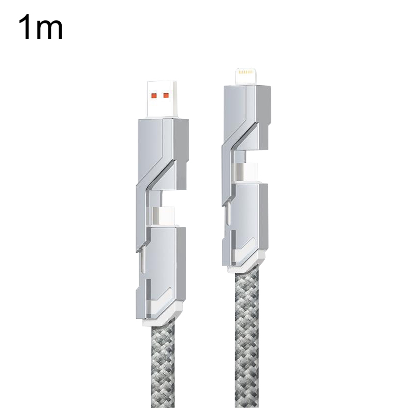 Mechatronic 4 In 1 Charging Cable - Fast Charging Data Cords