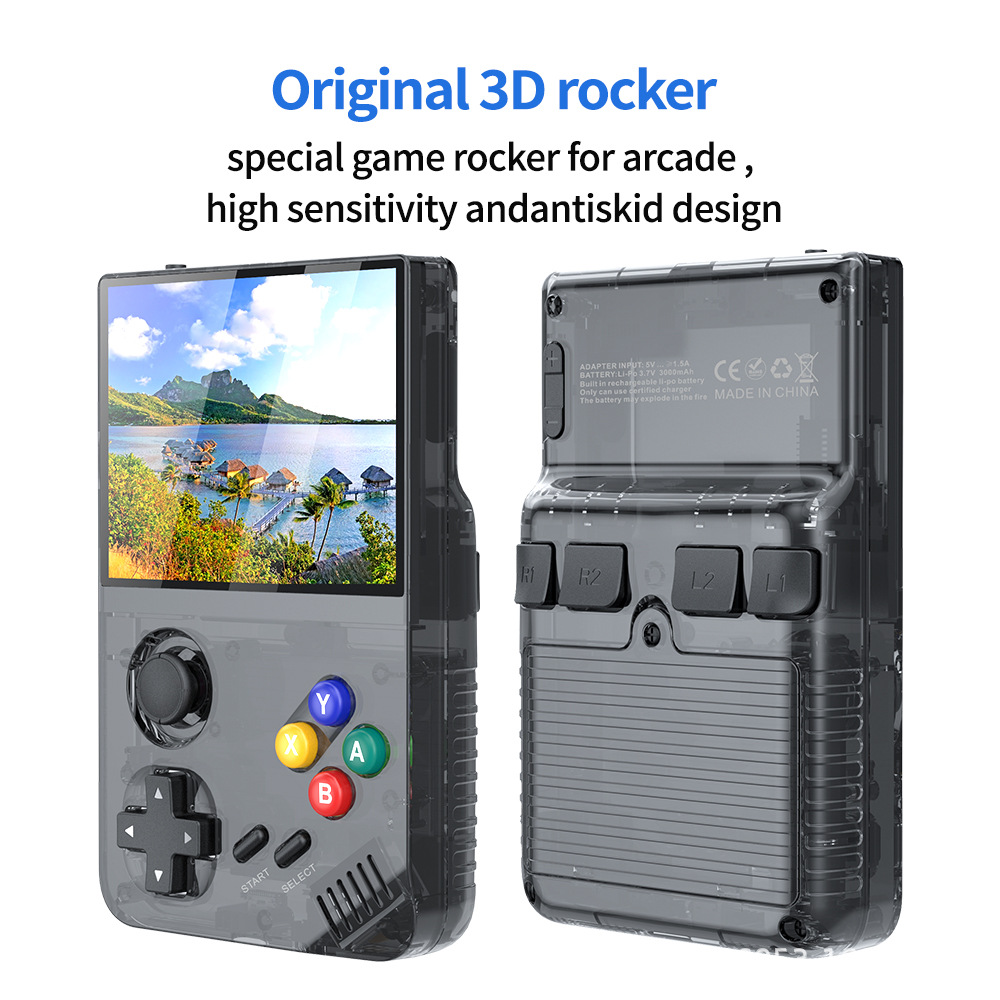 M19 Handheld Arcade Game Console | 3D Arcade Emulator | PSP & PS1 Support | 64GB/128GB Storage