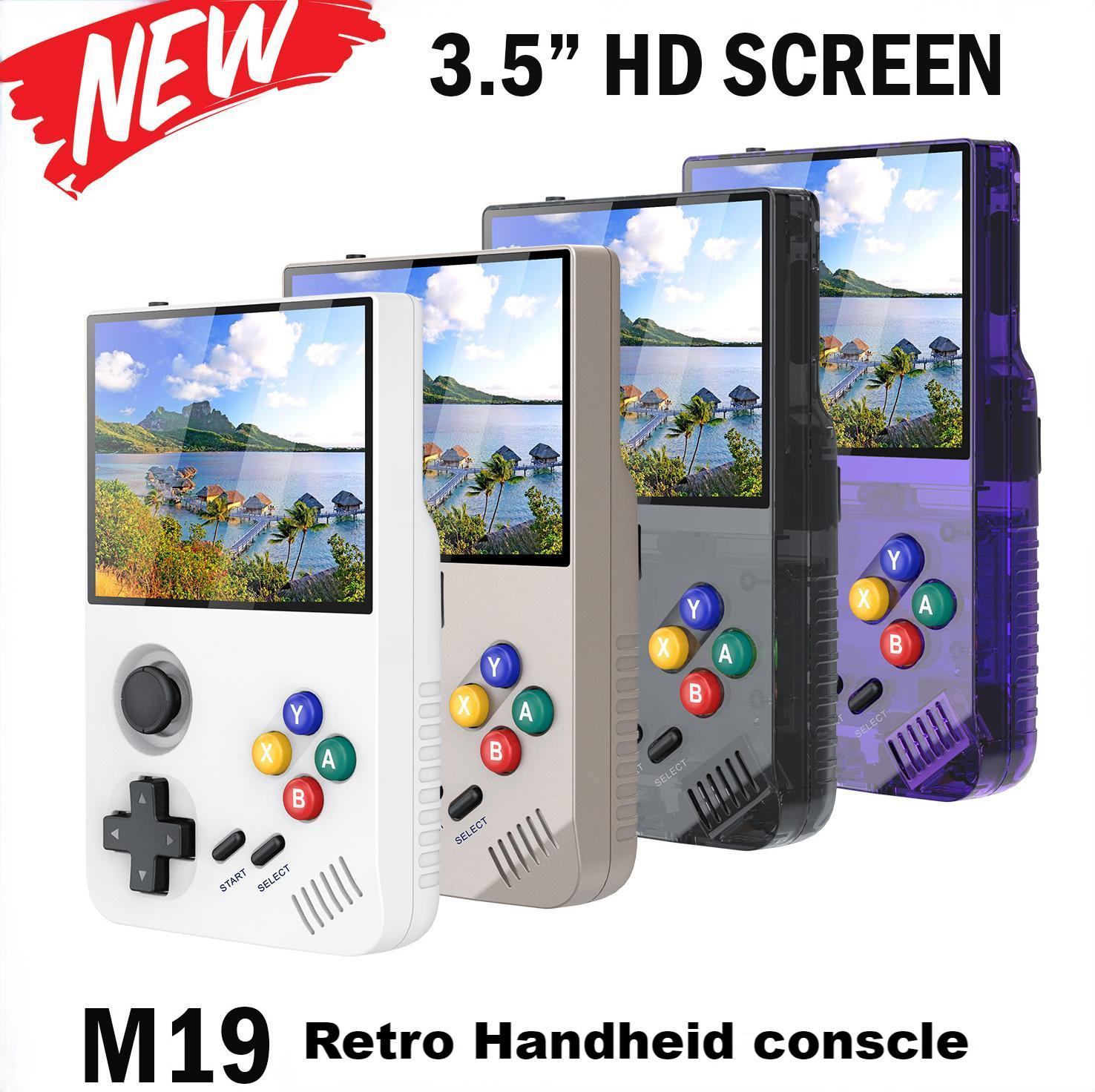 M19 Handheld Arcade Game Console | 3D Arcade Emulator | PSP & PS1 Support | 64GB/128GB Storage