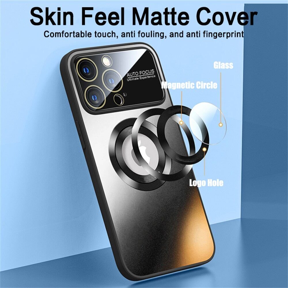 Ultimate Shield AG Matte Magnetic Glass Case for iPhone 16 – Scratch Resistant & Drop Protection