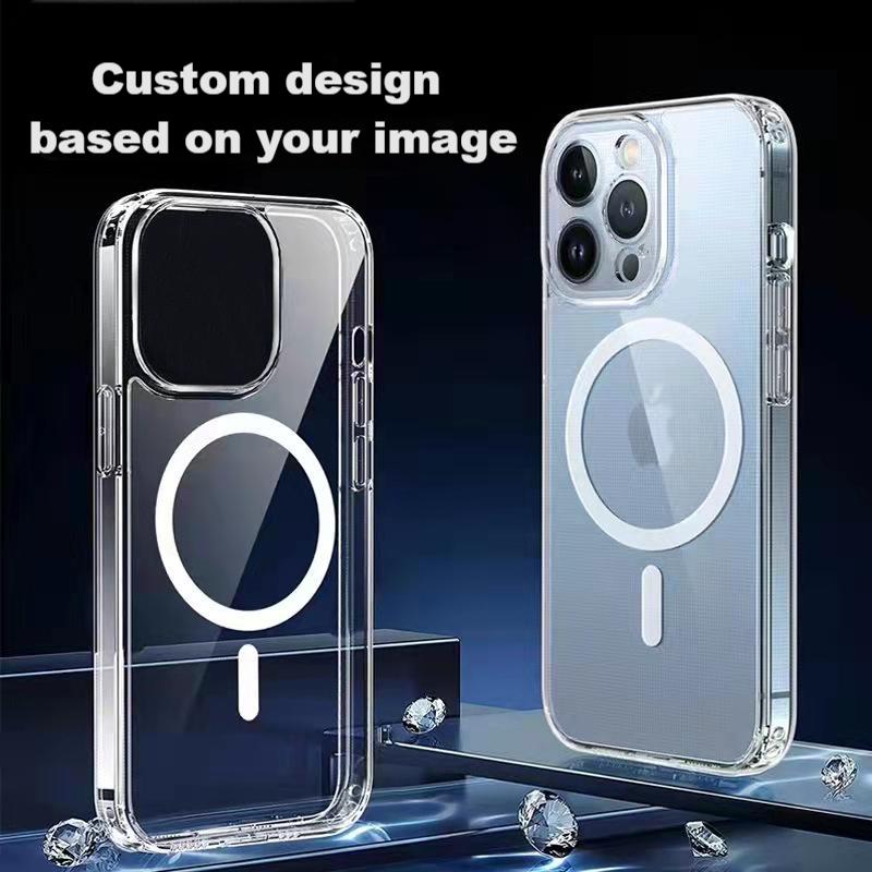 Ultimate Custom Print Magnetic Transparent Phone Case | Personalized Design & Superior Protection