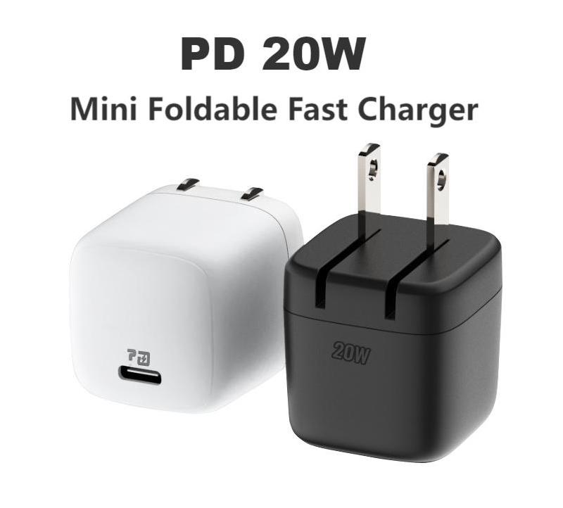 20W Foldable PD Fast Charger – Portable Power for All Devices