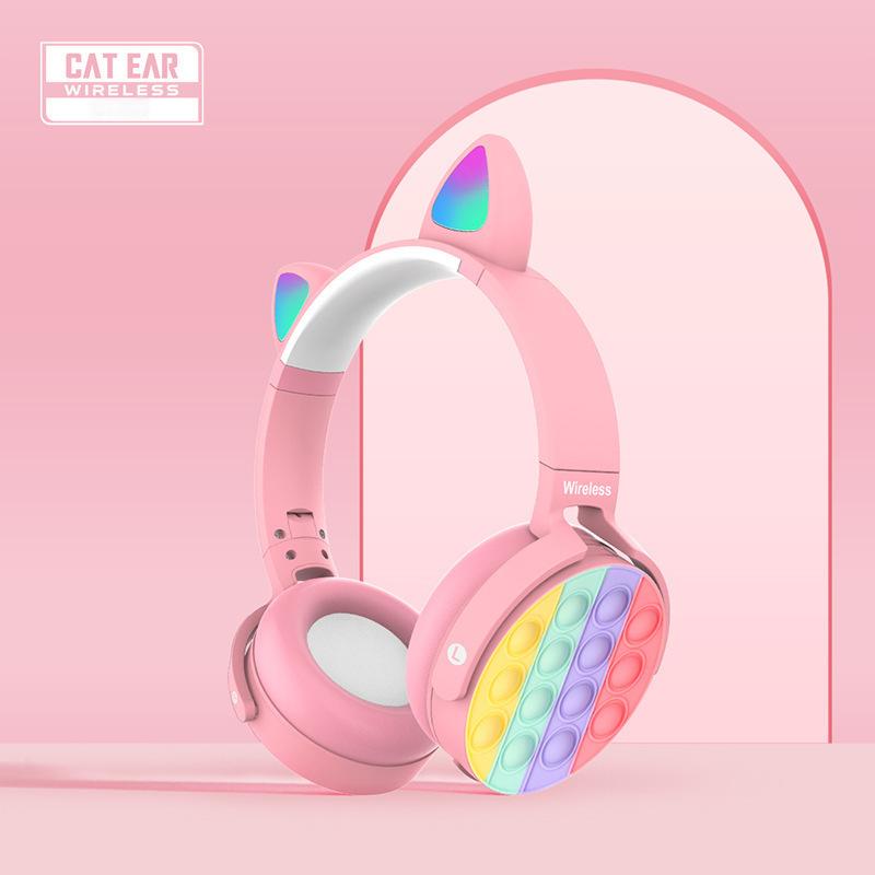 JST-950 Fun Emoji Wireless Bluetooth Headphones – Foldable Design & Long Battery Life