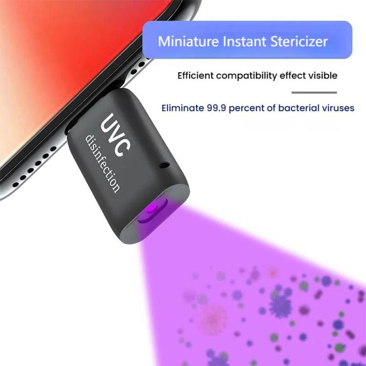 Powerful UV-C LED Sterilizer – Mini Portable UV Disinfection Lamp