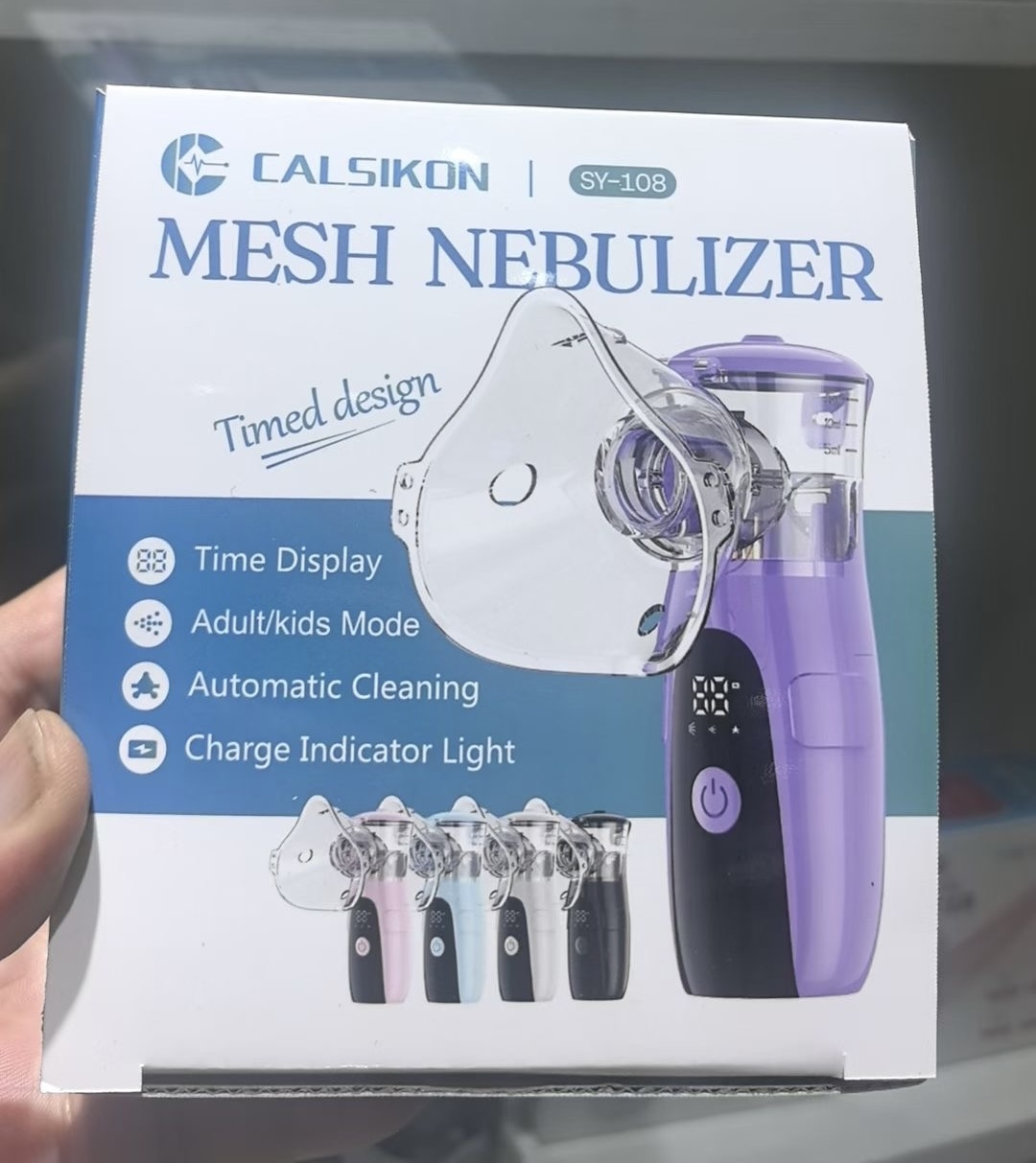 SY-108 Premium Mesh Nebulizer – Effortless, Fast-Acting Respiratory Relief