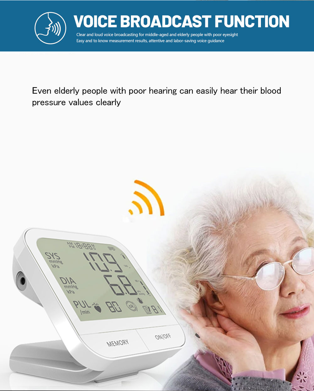 New Arrived IMDK Portable Medical Electronic Automatic Digital Arm Upper Blood Pressure Monitor - Image 8