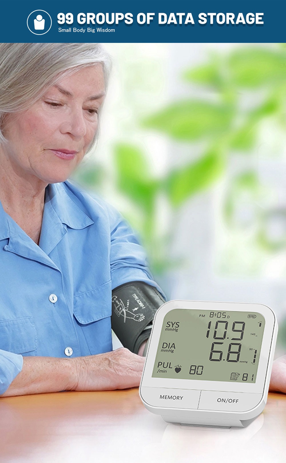 New Arrived IMDK Portable Medical Electronic Automatic Digital Arm Upper Blood Pressure Monitor